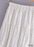 Boho Skirts in Mariana in Lace White, Purple and Black For Women